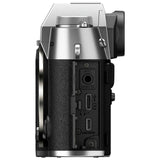Fujifilm XT50 silver mirrorless camera with XC15-45mm lens (British brand)