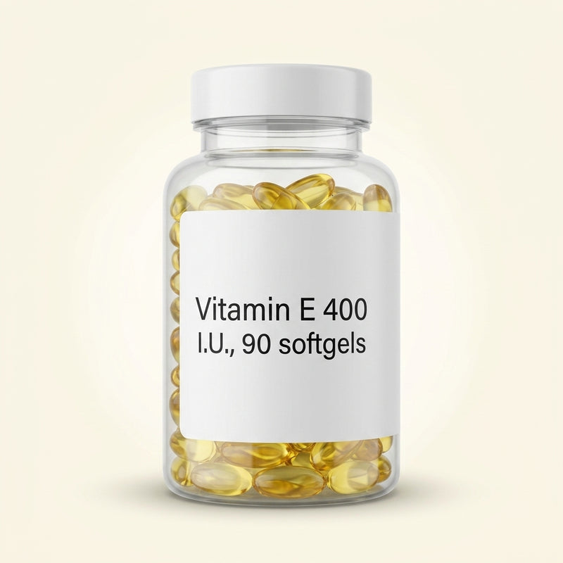 Holland & Barrett Vitamin E supplement 400 IU 90 capsules - British product