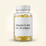 Holland & Barrett Vitamin E supplement 400 IU 90 capsules - British product