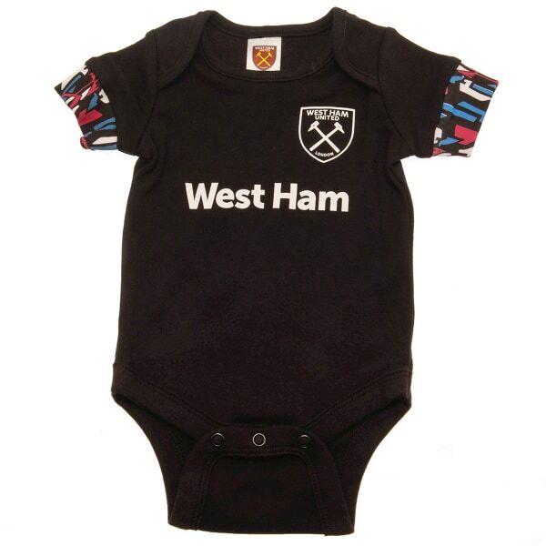 West Ham United FC Baby Sleepsuit (Pack of 2) (9-12 Months) GOODS Superdrug   