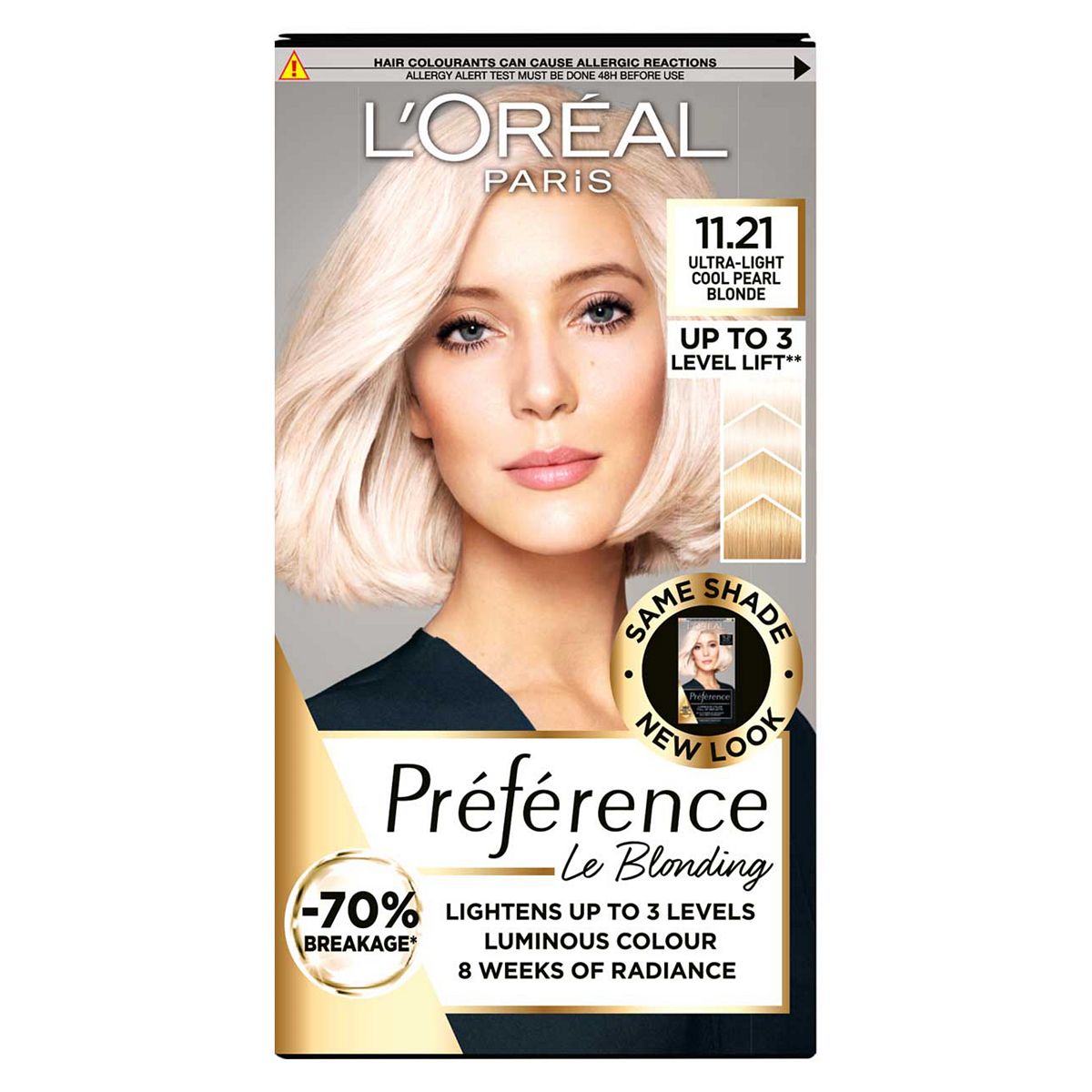 L'Oreal Paris Preference 11.21 Ultra Light Very Very Light Pearl Blonde Permanent Hair Dye GOODS Boots   