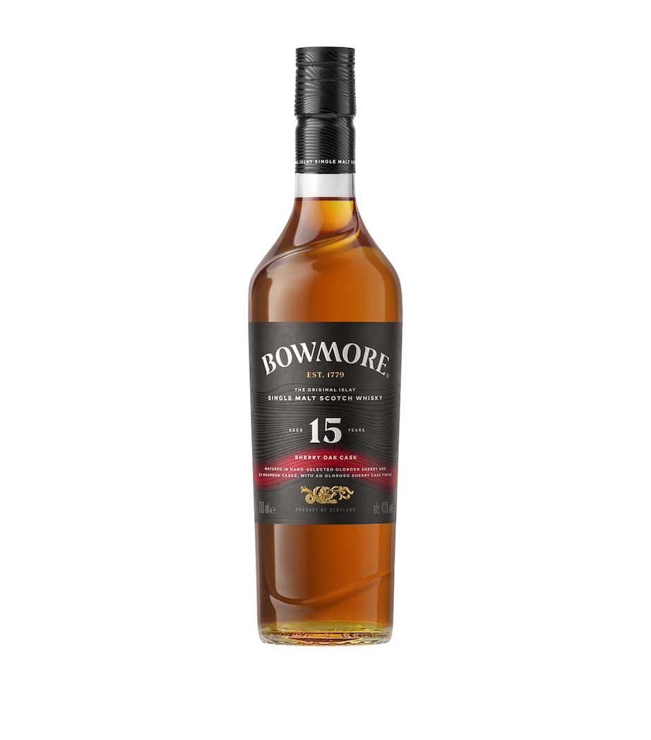 Bowmore 15-Year-Old Sherry Cask Single-Malt Scotch Whisky 70cl - British product