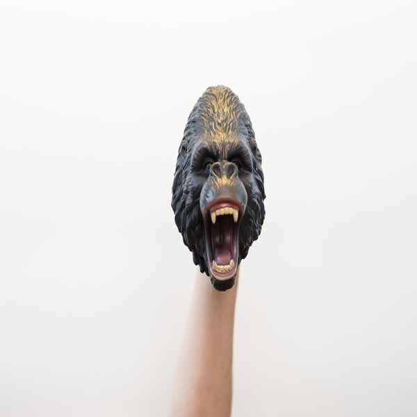 Wild Thingz gorilla hand puppet soft and flexible (British brand)