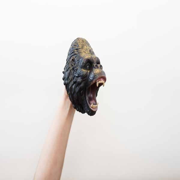 Wild Thingz gorilla hand puppet soft and flexible (British brand)