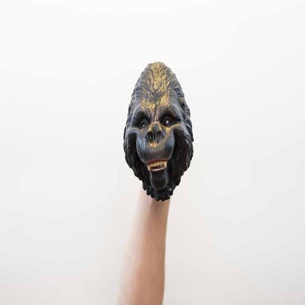 Wild Thingz gorilla hand puppet soft and flexible (British brand)