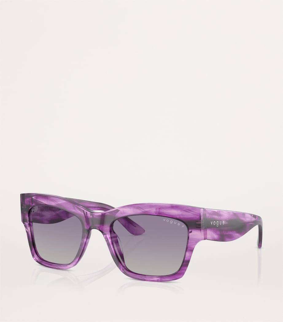 Vogue acetate sunglasses VO5524S with gradient lenses, UK version