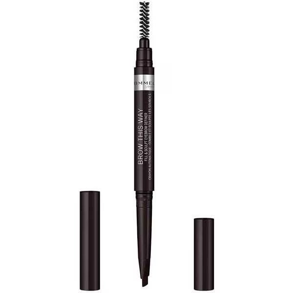 Brow This Way eyebrow definer soft black - British product