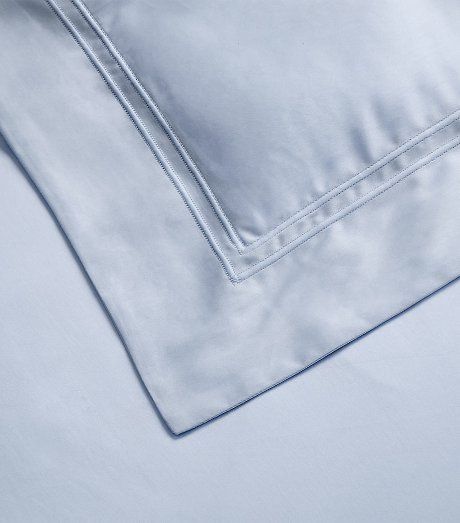 Yves Delorme Triomphe Celeste double duvet cover 200cm x 200cm (British brand)