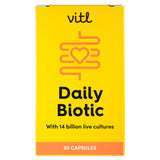 Vitl Daily Biotic Capsules x30 GOODS Sainsburys   