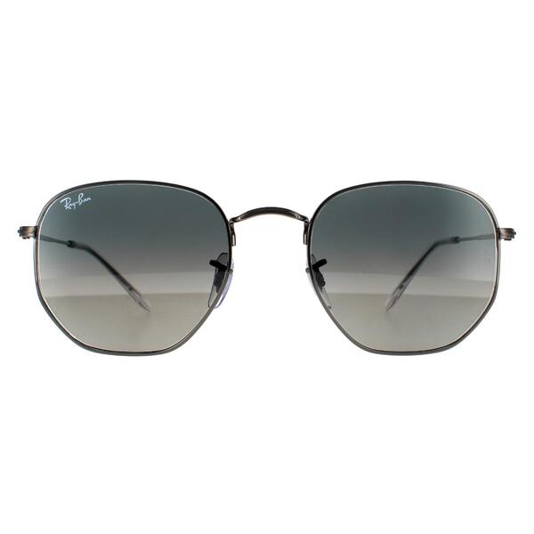 Ray-Ban hexagonal sunglasses grey gradient, imported from the UK