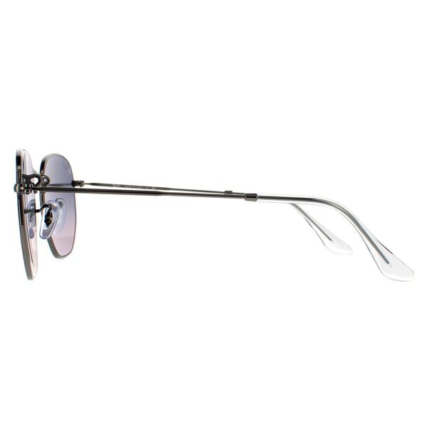Ray-Ban hexagonal sunglasses grey gradient, imported from the UK