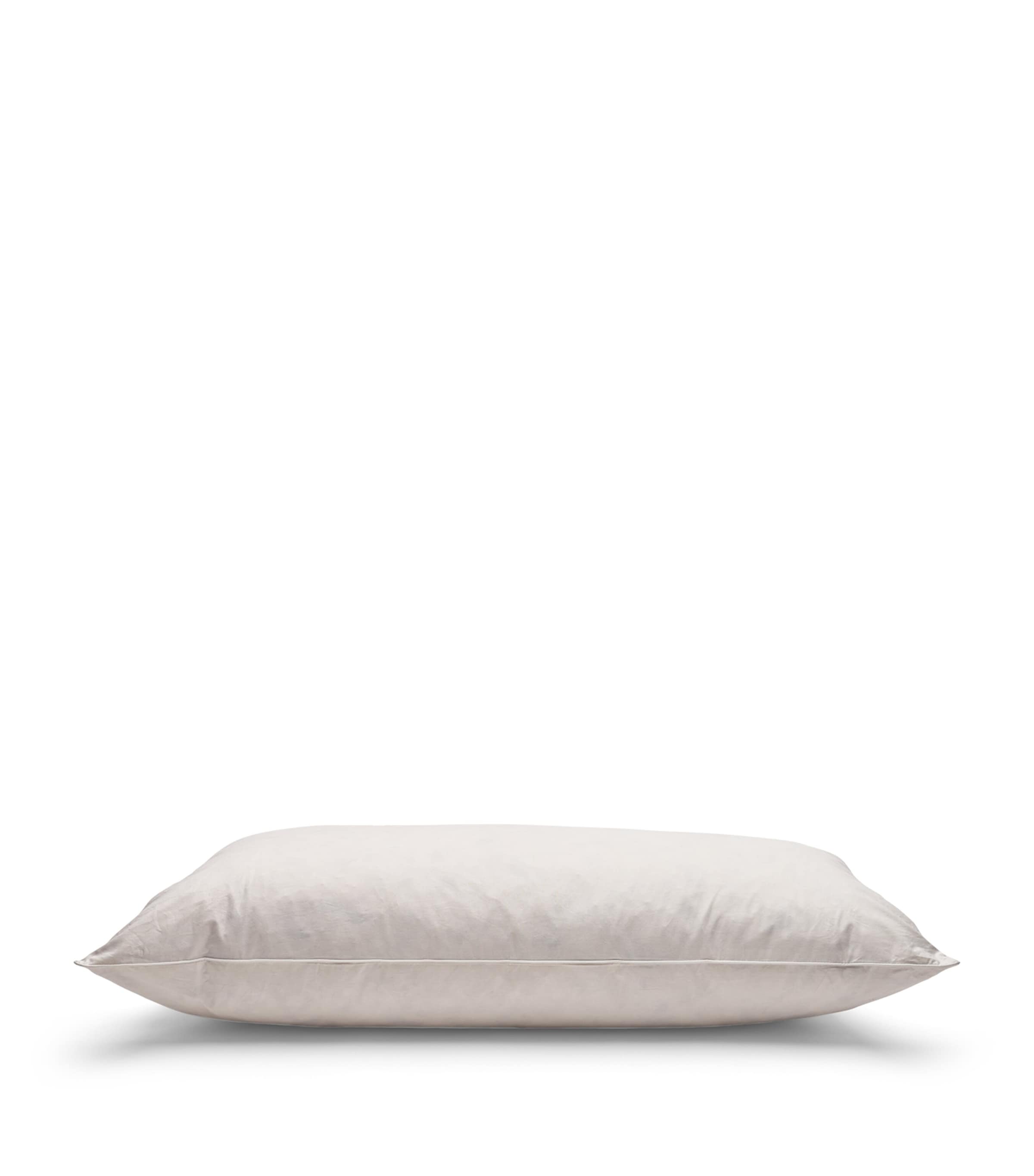 Vispring cotton down-filled pillow 90cm x 50cm (British brand)