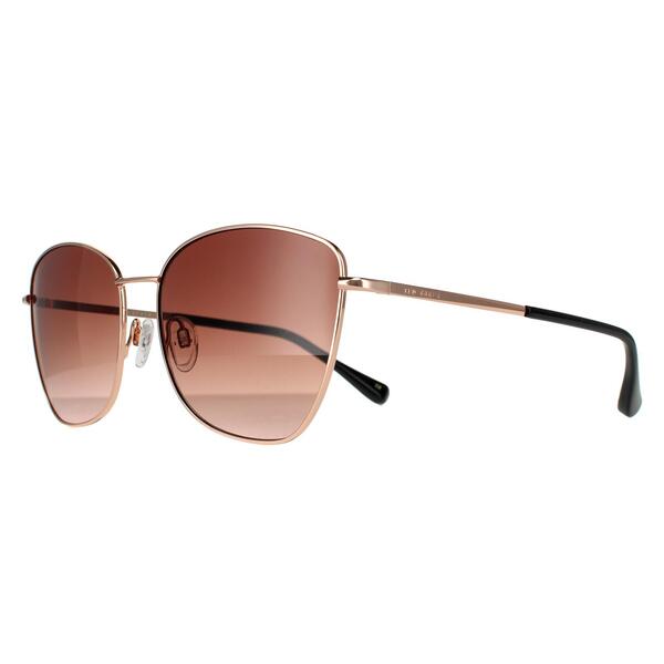 Ted Baker Ariel women's sunglasses rose gold gradient, UK version