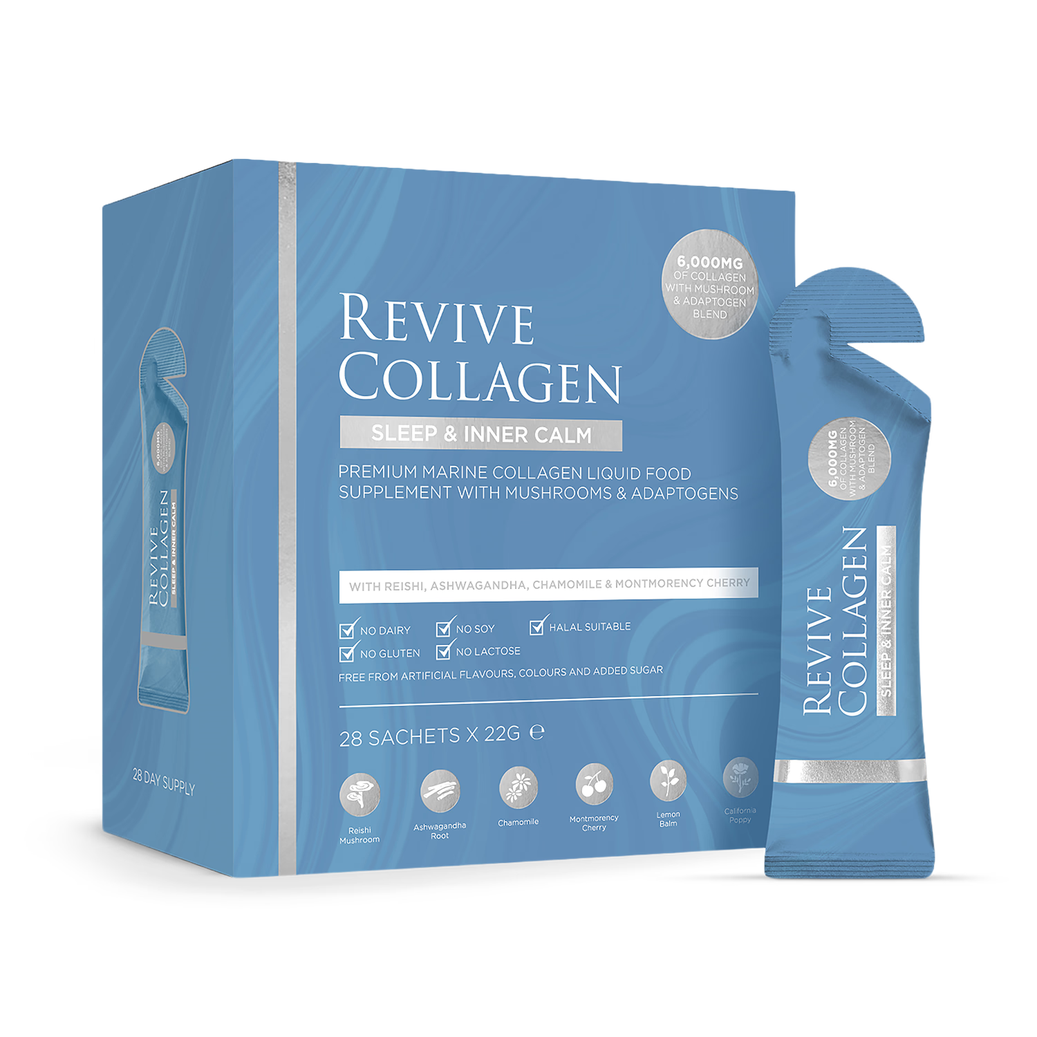 Revive Collagen Sleep supplement 28 sachets - British product
