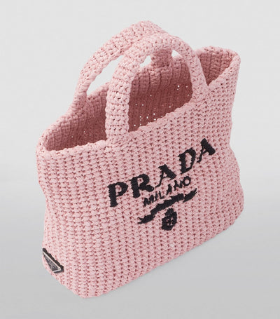 Harrods Small Crochet Tote Bag with Raffia-Effect Yarn – Jetzt online bei McGrocer kaufen
