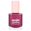 Studio London Deep Red Wine nail polish bottle - British product