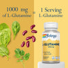 Solaray L-Glutamine 1000mg vegan capsules 100 count (British brand)