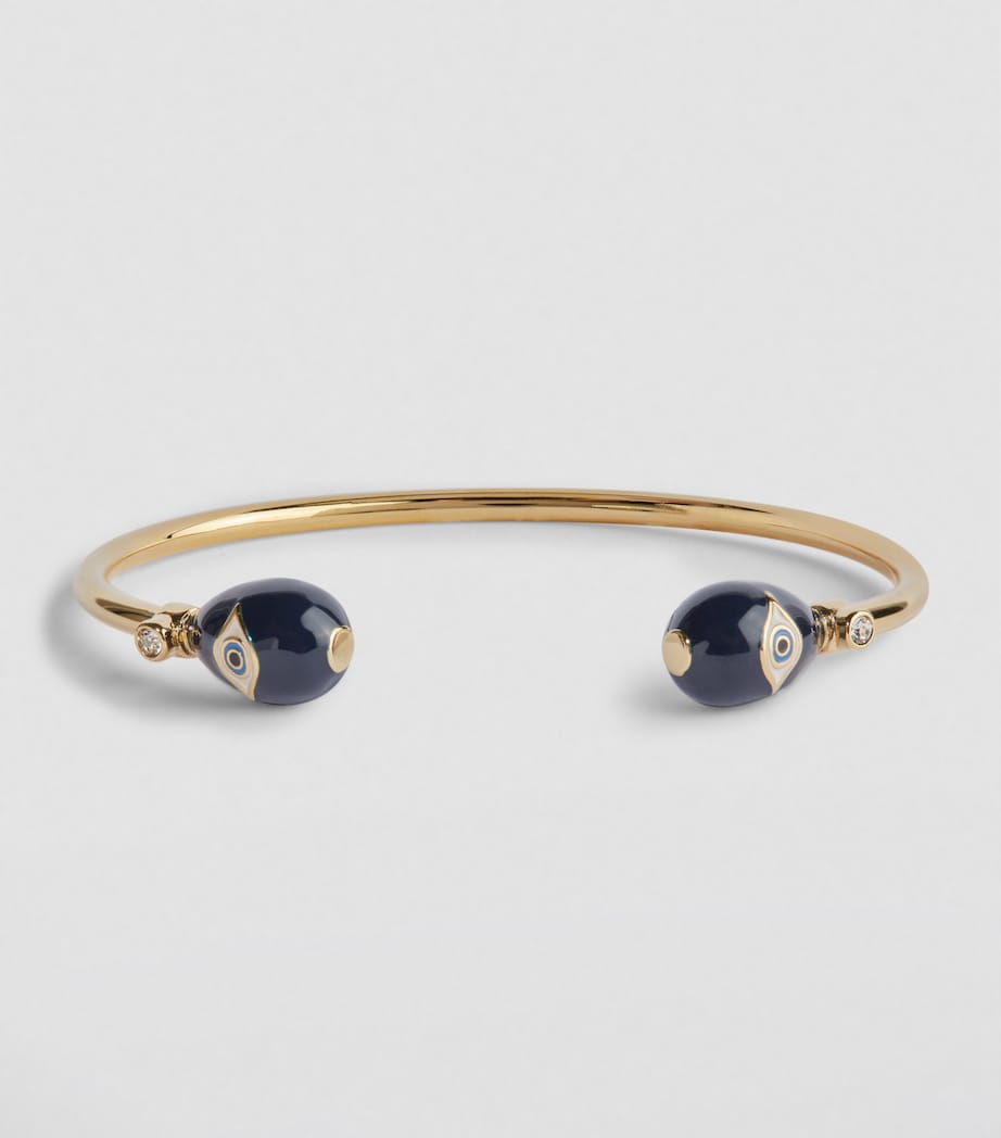 Halcyon Days evil eye torque bangle, UK version