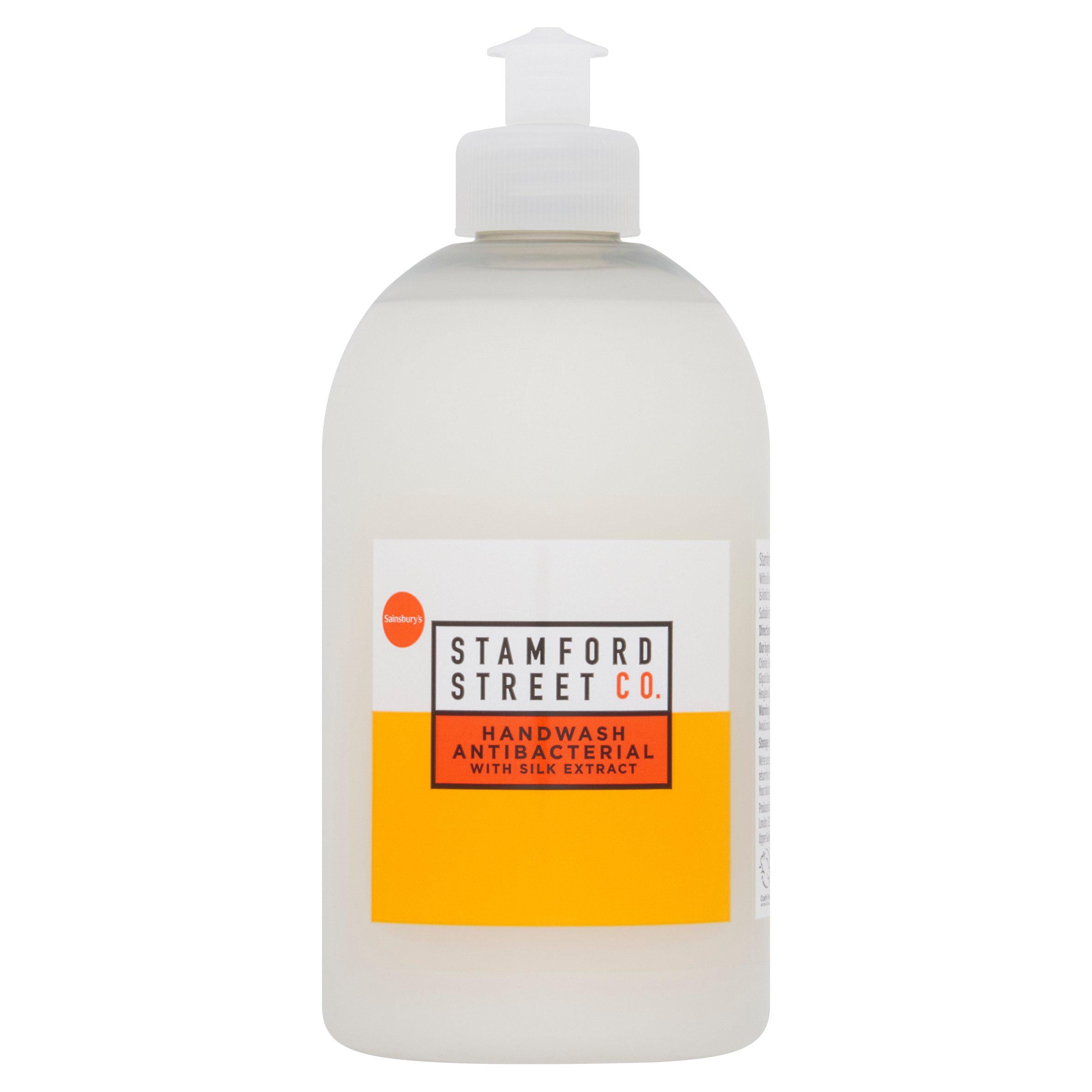 Stamford Street Co. Handwash Antibacterial with Silk Extract 500ml GOODS Sainsburys   