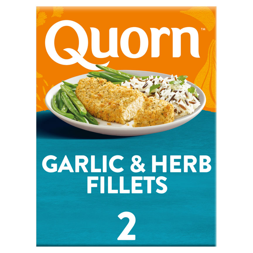 Quorn 2 Garlic & Herb Fillets GOODS ASDA   