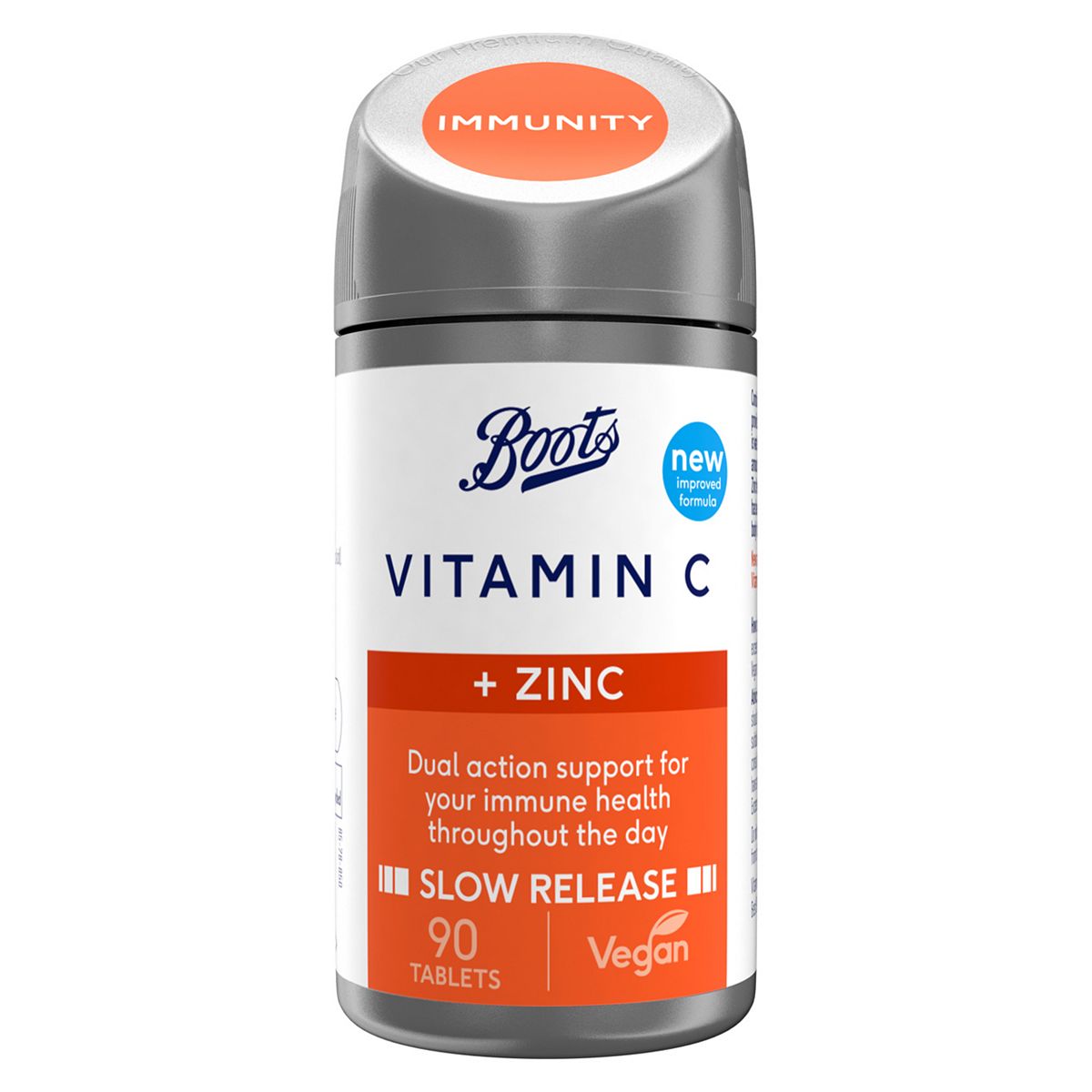 Boots Vitamin C & Zinc 90 Tablets (3 months supply) General Health & Remedies Boots   