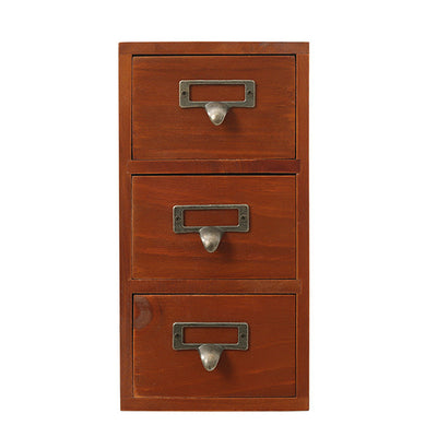 Superdrug Livingandhome Retro Wooden Drawer Organizer Box- Buy online at McGrocer