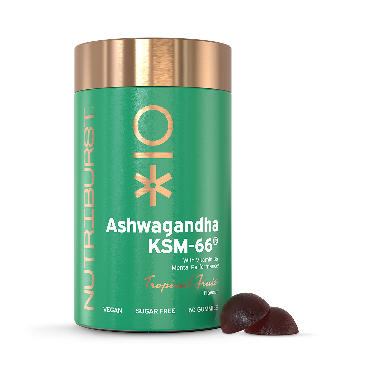 Nutriburst Ashwagandha KSM-66 gummies 60 (British brand)