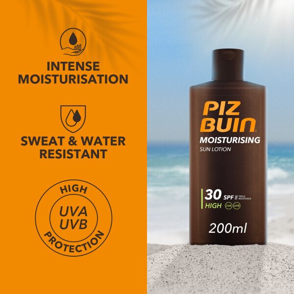 Piz Buin Moisturising Lotion SPF30 200ml GOODS Superdrug   