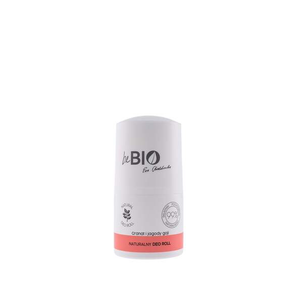 beBIO Pomegranate & Goji Berry Roll-On Natural Deodorant 50ml - British product
