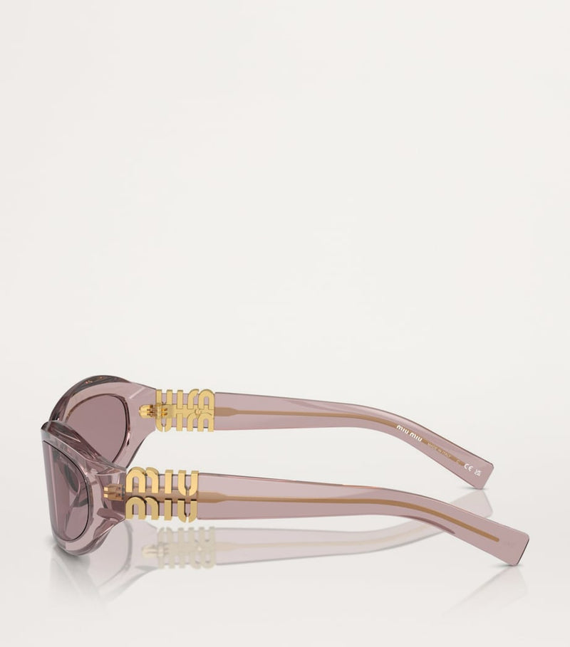 Miu Miu acetate oval sunglasses, imported from the UK