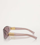 Miu Miu acetate oval sunglasses, imported from the UK