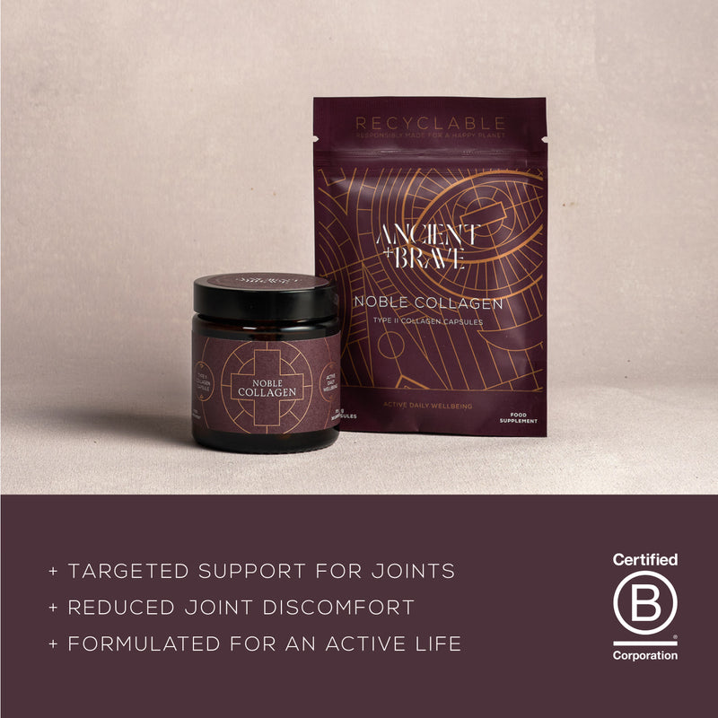 Ancient+Brave Noble Collagen joint supplement 30 capsules, UK version