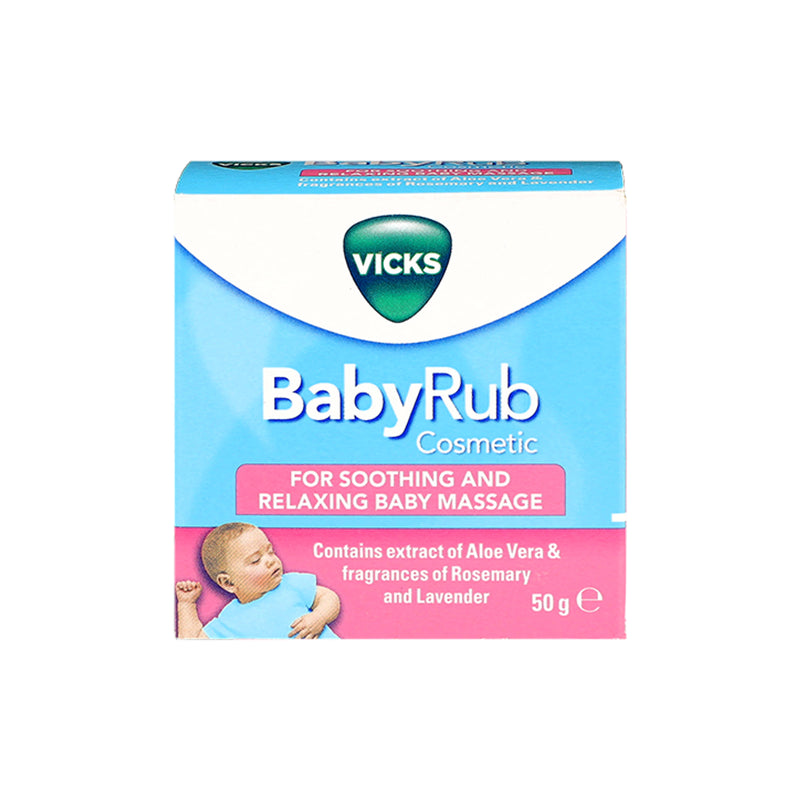 Vicks BabyRub moisturising rub for babies, imported from the UK