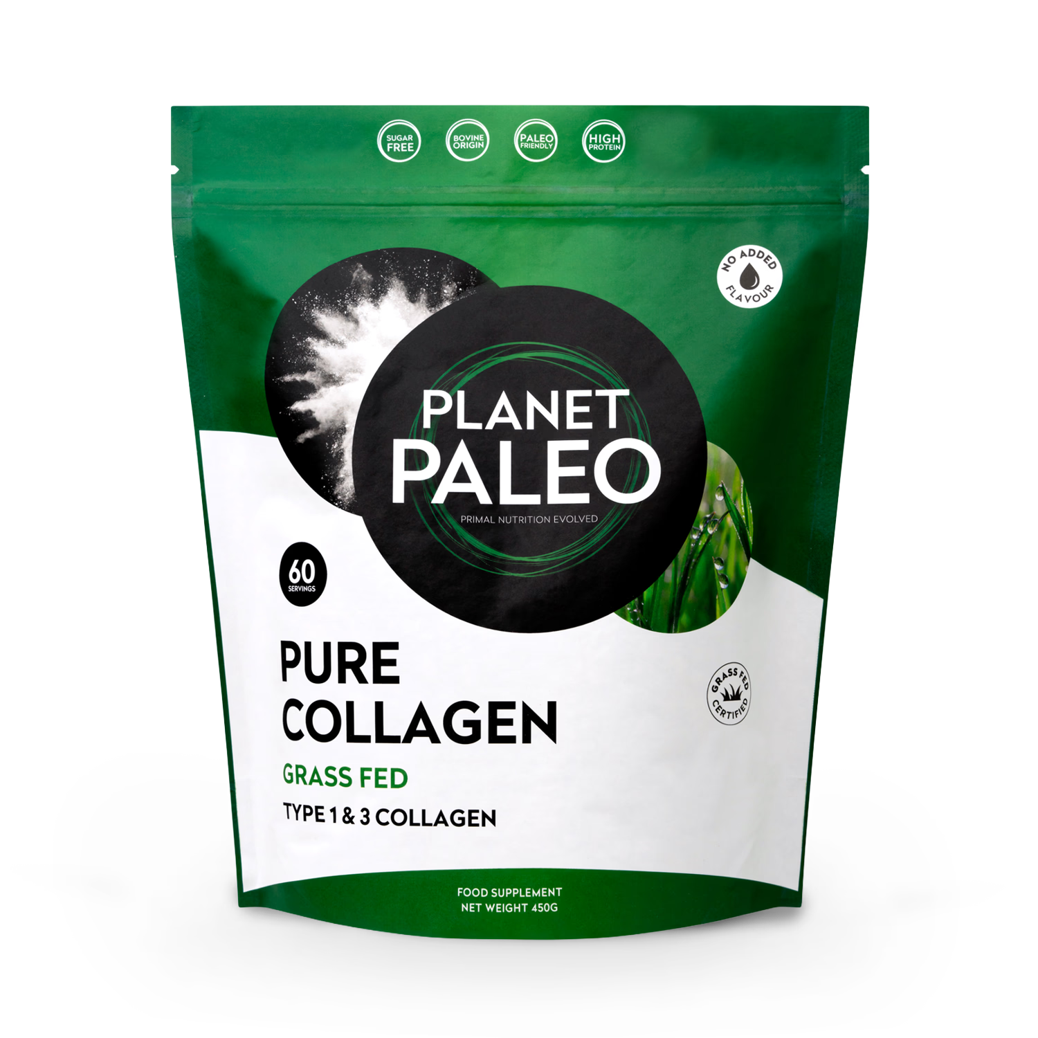 Planet Paleo Pure Collagen 450g, UK version