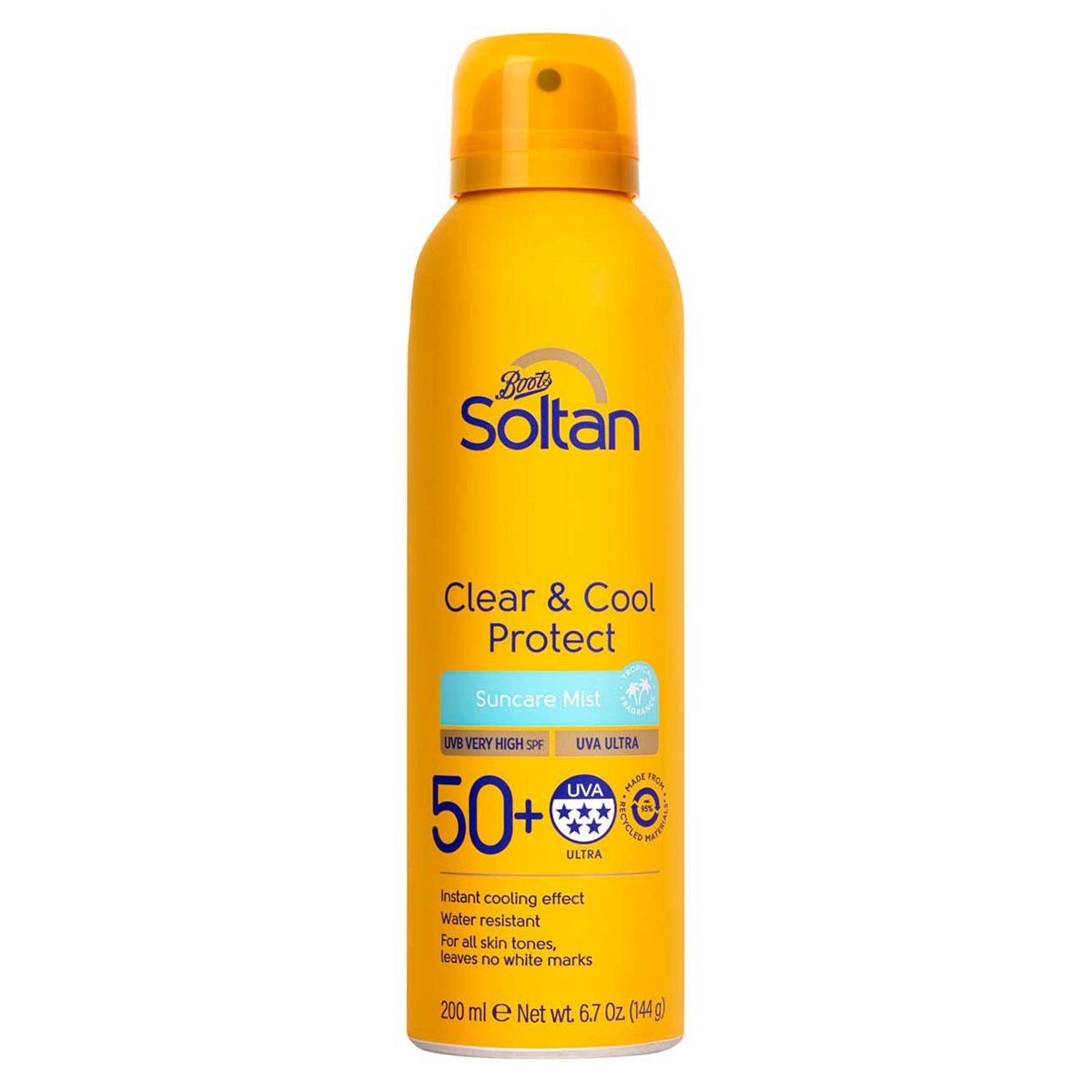 Soltan Clear and Cool Protect Suncare Mist SPF50 200ml GOODS Boots   