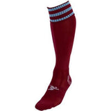 Precision Kids Pro Football Socks (3-6) GOODS Superdrug Maroon/Sky Blue  