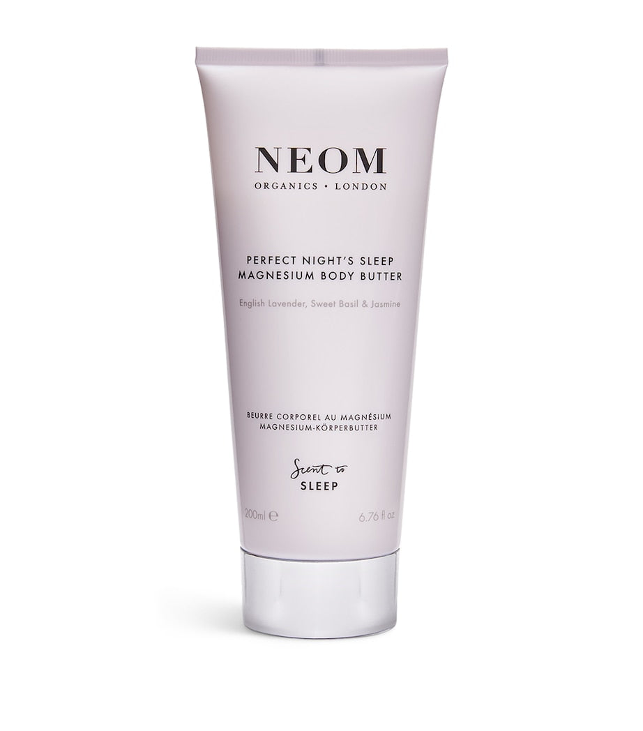 NEOM Perfect Night's Sleep Magnesium Body Butter 200ml, imported from the UK