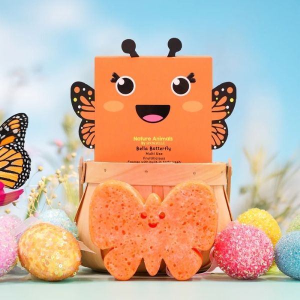 Spongelle Bella Butterfly multi-use sponge (British brand)
