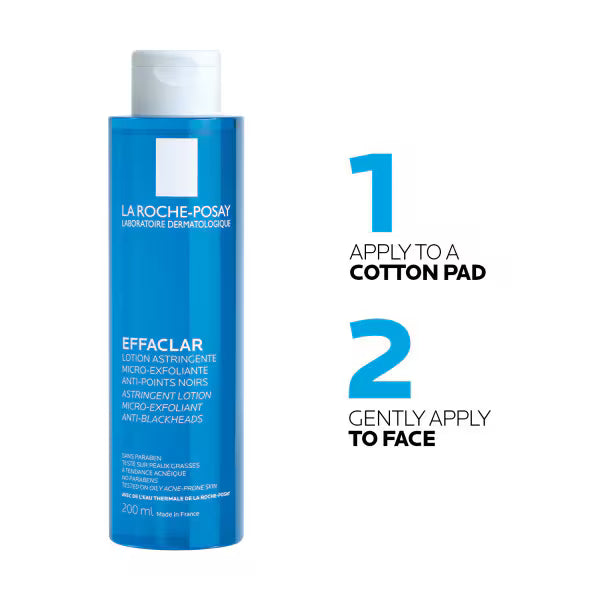 La Roche-Posay Effaclar clarifying toner 200ml, UK version