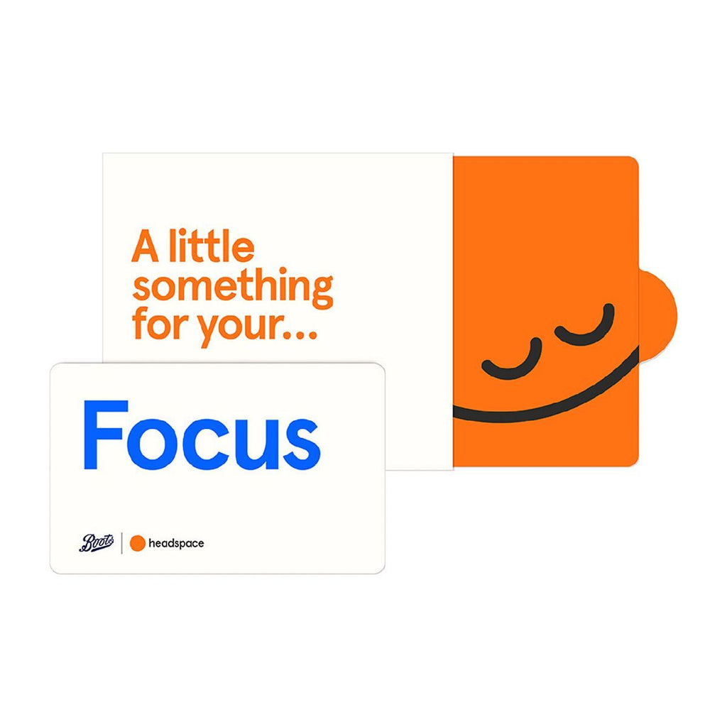 Headspace Focus Giftcard - 6 months Pre-Paid Membership