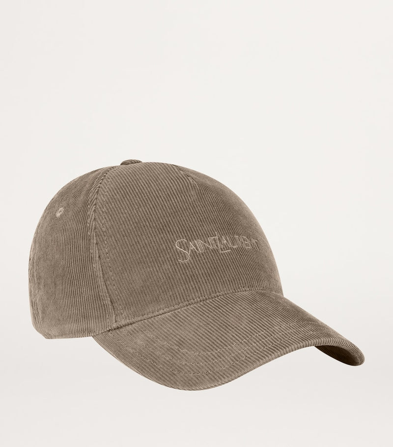 Saint Laurent corduroy baseball cap - British product