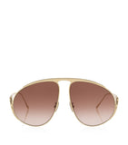 LOEWE Hillock pilot aviator sunglasses metal frame, UK version