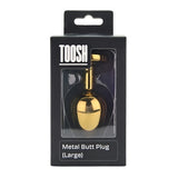 Loving Joy Toosh Large metal butt plug with red gemstone, UK version