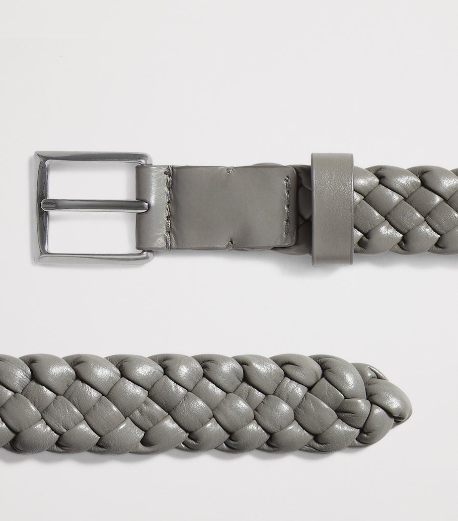 Bottega Veneta Intreccio Solo belt calfskin 2cm, imported from the UK