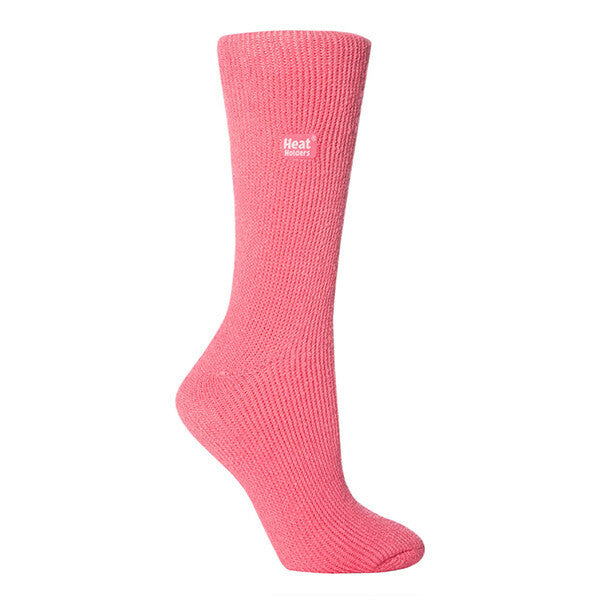 Heat Holders Ladies Original Thermal Socks 4-8 UK GOODS Superdrug Mid Pink  