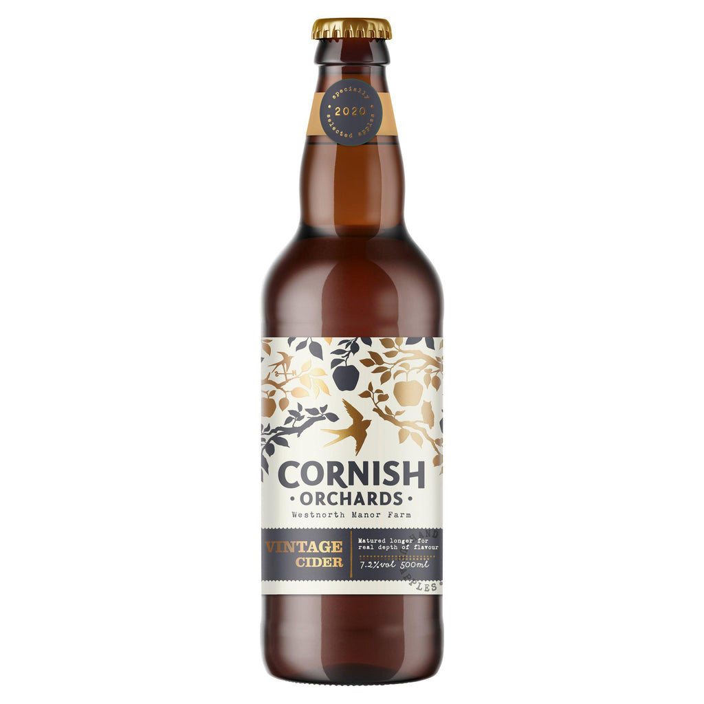 Cornish Orchards Vintage 7.2% Cider Bottle 500ml