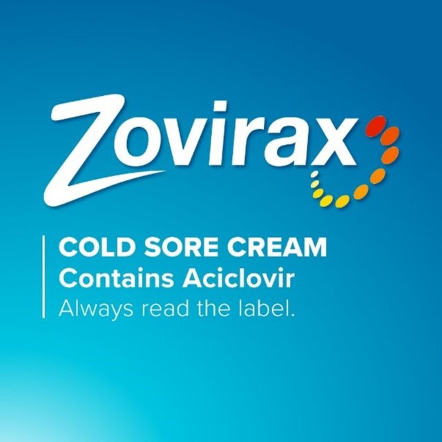 Zovirax Cold Sore Treatment Cream Contains Aciclovir Pump Dispenser   2g GOODS M&S   