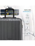 Flight Knight cabin suitcase anthracite 55x40x20cm, UK version