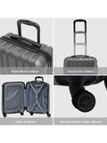 Flight Knight cabin suitcase anthracite 55x40x20cm, UK version
