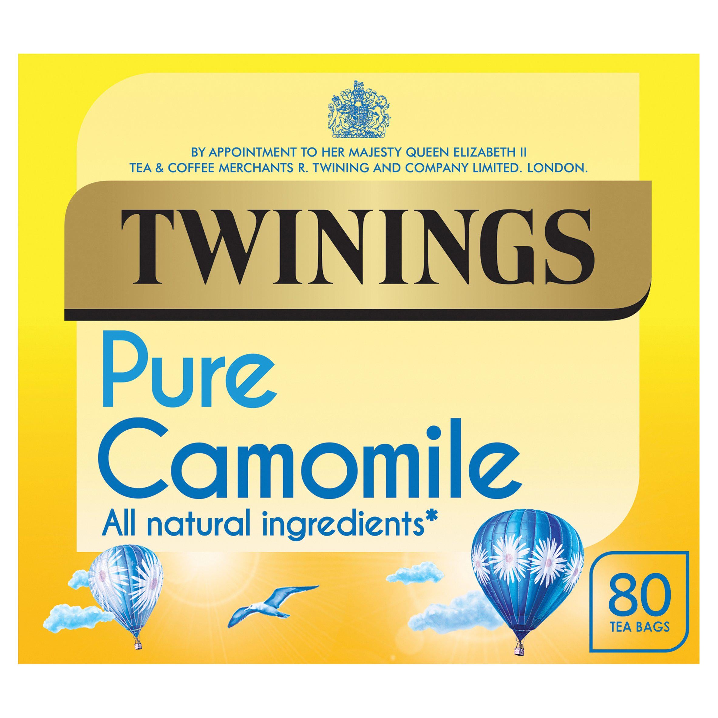 Twinings Pure Camomile Tea, 80 Tea Bags All tea Sainsburys   